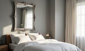 bedroom mirror hanging recommendations